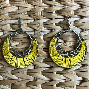 3/$11 Sunflower Yellow Earrings